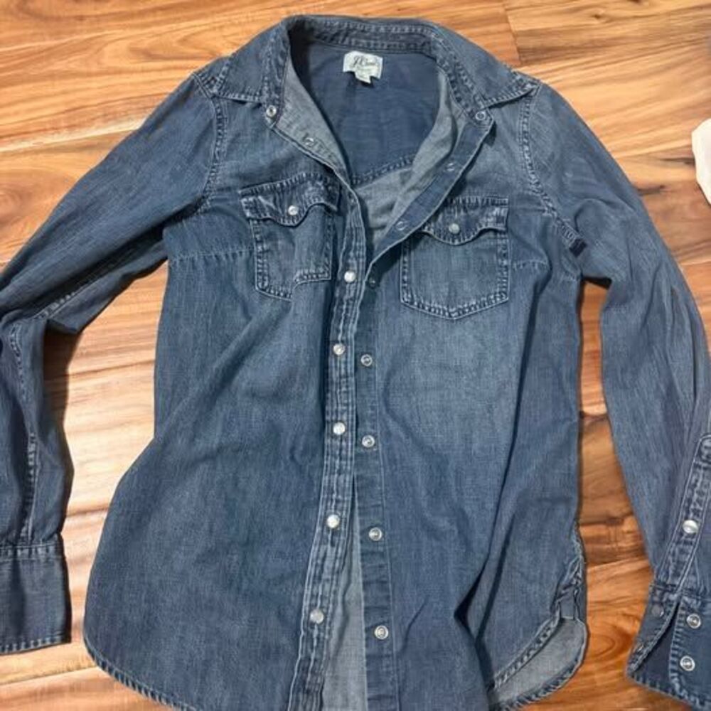 J.Crew Chambray Western Shirt
